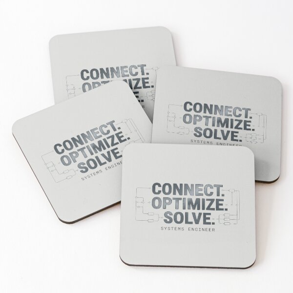 Item preview, Connect Optimize Solve | Systems Engineer designed and sold by Amr Darwish Graphic designer.