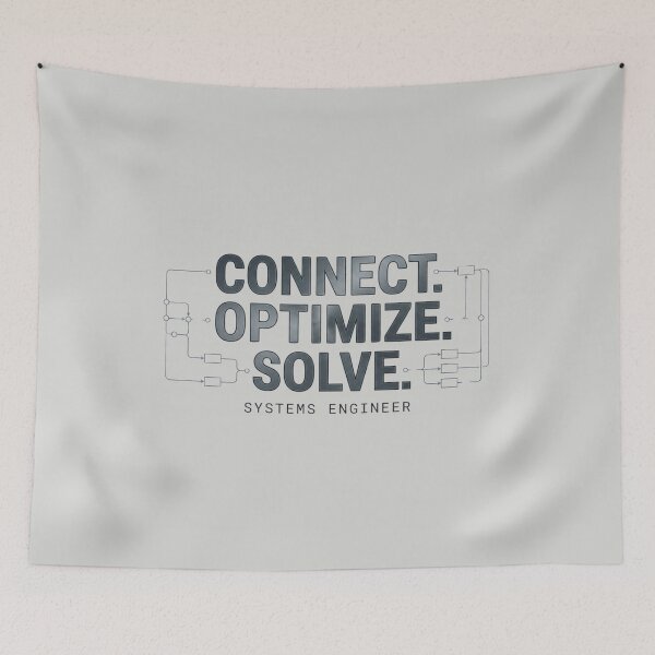 Item preview, Connect Optimize Solve | Systems Engineer designed and sold by Amr Darwish Graphic designer.