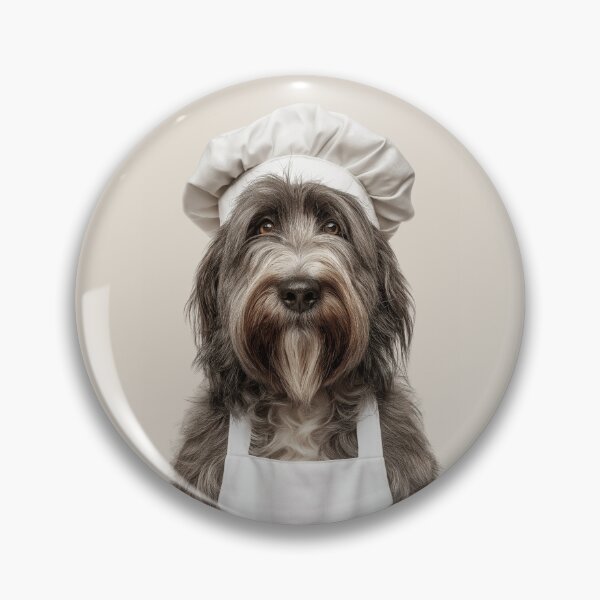 Item preview, Bergamasco Sheepdog Chef Dog Funny Cooking Apron Hat designed and sold by LazyOwlStore.