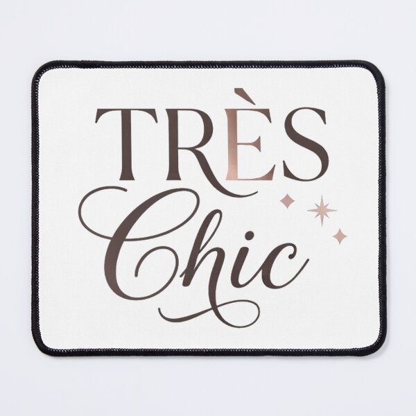 Item preview, Très Chic Ceramic Mug Design, 11oz 15oz Mug Wrap PNG, Parisian Chic Sublimation Design, Elegant French Quote Graphics, Blush and Bronze Coffee Mug Art designed and sold by Miming.