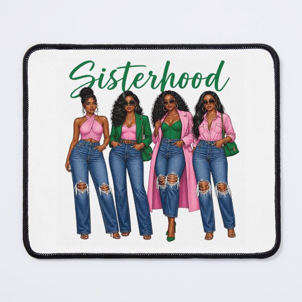 Item preview, Sisterhood Pink Green Fashion Squad designed and sold by WearTheVibe Store.