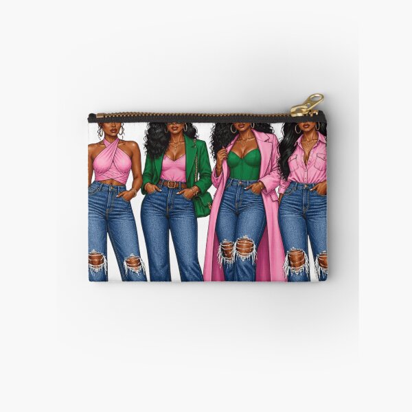 Item preview, Sisterhood Pink Green Fashion Squad designed and sold by WearTheVibe Store.