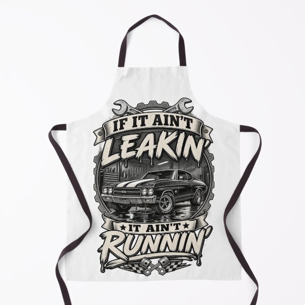 Item preview, If It Ain't Leakin' It Ain't Runnin' - Funny Mechanic Muscle Car T-Shirt designed and sold by Haque Designs.
