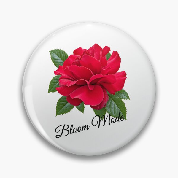 Item preview, Bloom Mode Red Rose 2 Shapes Mania designed and sold by Shapes-Mania.