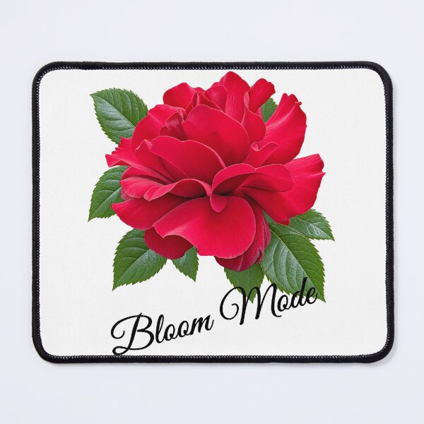 Item preview, Bloom Mode Red Rose 2 Shapes Mania designed and sold by Shapes-Mania.