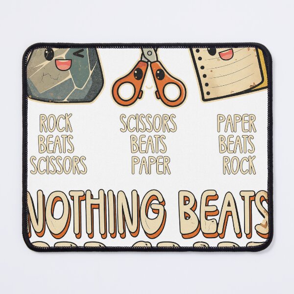 Item preview, Nothing Beats 3rd Grade Rock Paper Scissors designed and sold by skmibi.