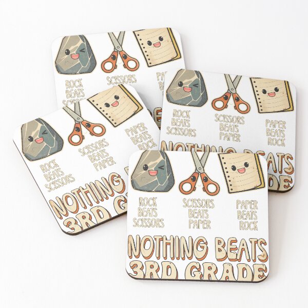 Item preview, Nothing Beats 3rd Grade Rock Paper Scissors designed and sold by skmibi.