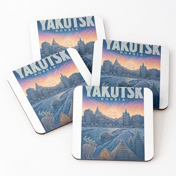 Item preview, Yakutsk Russia, Lena River and Sakha Republic Heritage designed and sold by StampMyPassport.