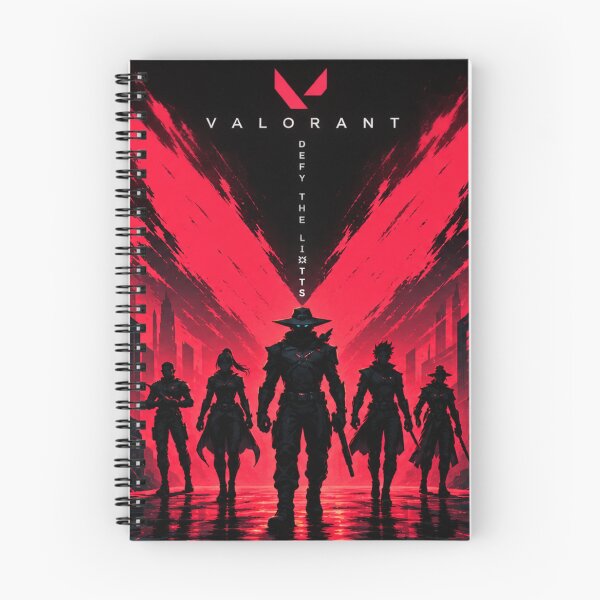 Item preview, Red Valorant Squad – Defy the Limits Gaming Poster designed and sold by NBT-NOVA.
