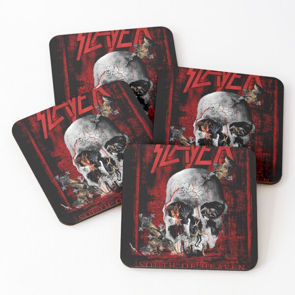 Item preview, Slayer Distressed Skull   designed and sold by heavanlysticker.