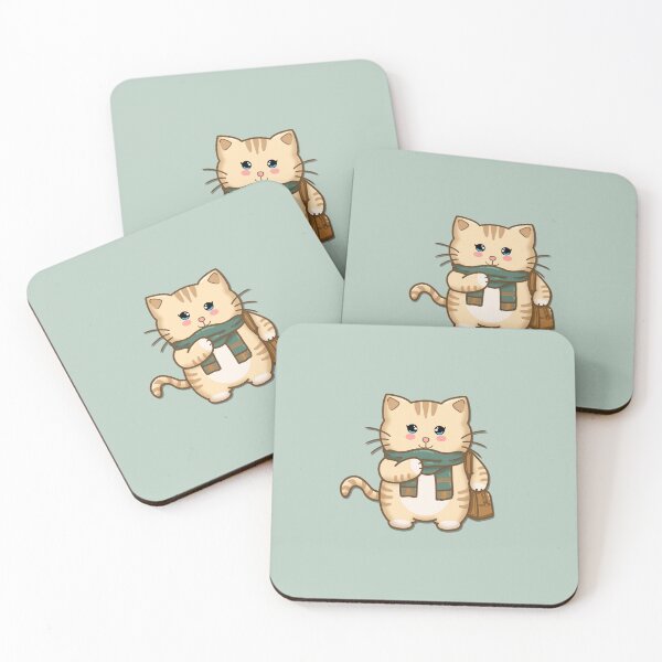 Item preview, Adorable Cat Wearing a Scarf! designed and sold by Hello-Cuties.