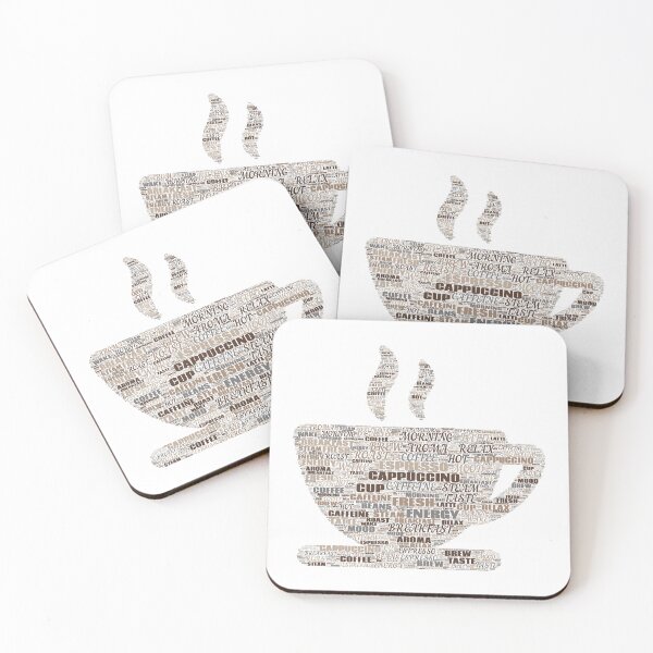 Item preview, Coffee Cup Typography Word Cloud Espresso Lover Art designed and sold by Aelmajaoui.