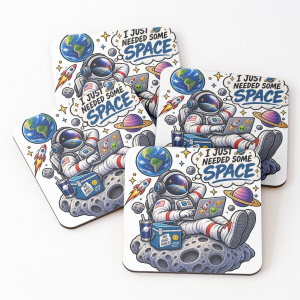 Item preview, I Just Needed Some Space Astronaut designed and sold by takeitliterally.com.