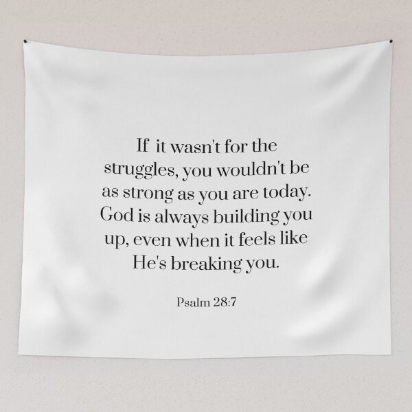 Item preview, God is always building you up quote designed and sold by Paigaam.
