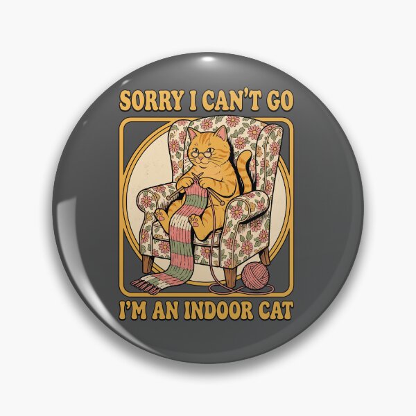 Item preview, Sorry i can't go i'm an indoor cat designed and sold by TheSamuraiCat.