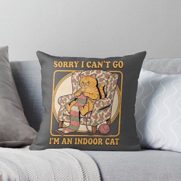 Item preview, Sorry i can't go i'm an indoor cat designed and sold by TheSamuraiCat.