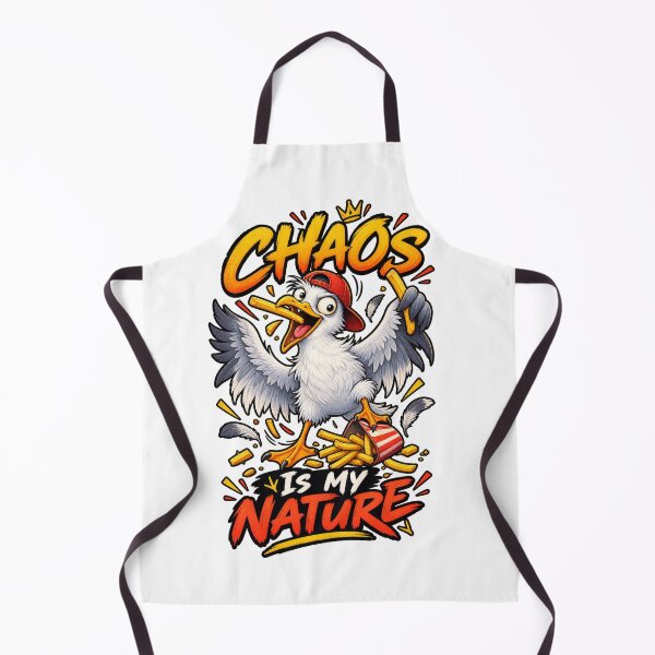 Item preview, Chaos Is My Nature Funny Seagull designed and sold by Trendy-Artistry.