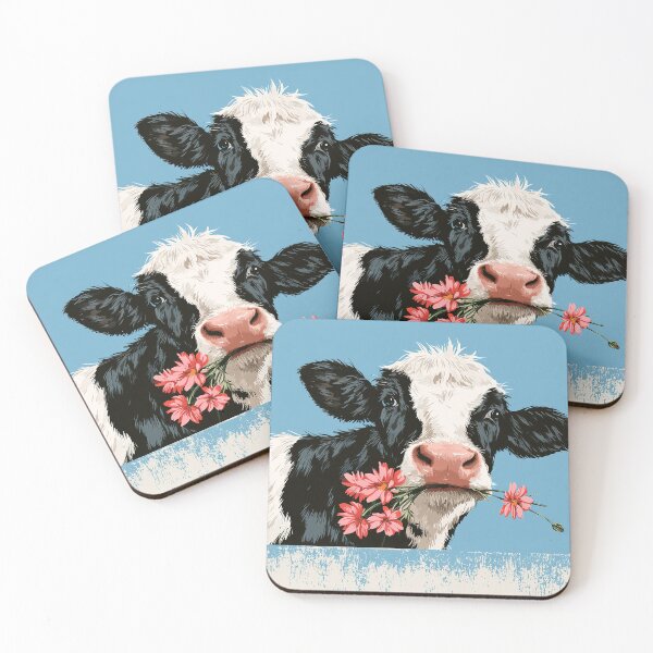 Item preview, Cow with Flowers Smile designed and sold by Venon28.