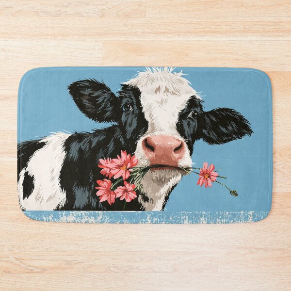 Item preview, Cow with Flowers Smile designed and sold by Venon28.