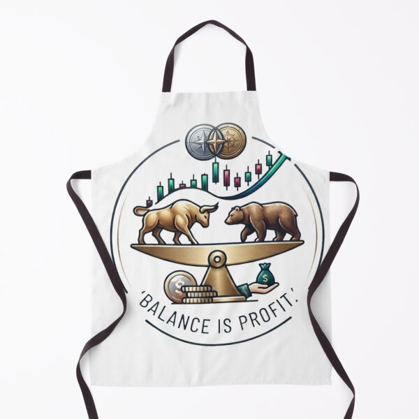 Item preview, Professional Bull aur Bear Trading Logo - Stock Market Emblem designed and sold by BS Creations.
