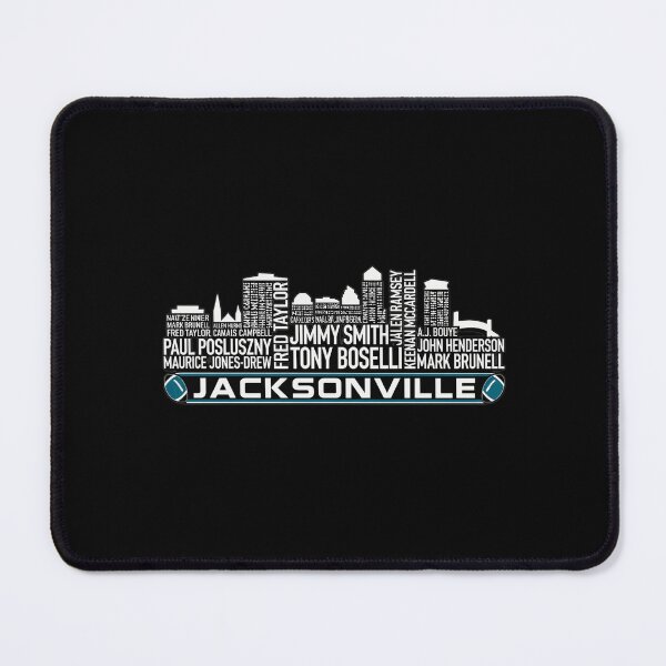 Item preview, Jacksonville Football Legends Skyline Player Names Vintage Fan Graphic designed and sold by JessicaDa69167.