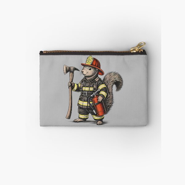 Item preview, Firefighter Squirrel Firefighter Squad Proud Fireman Animal designed and sold by ArleneRowe.