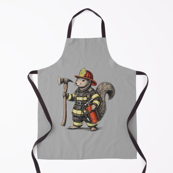 Item preview, Firefighter Squirrel Firefighter Squad Proud Fireman Animal designed and sold by ArleneRowe.