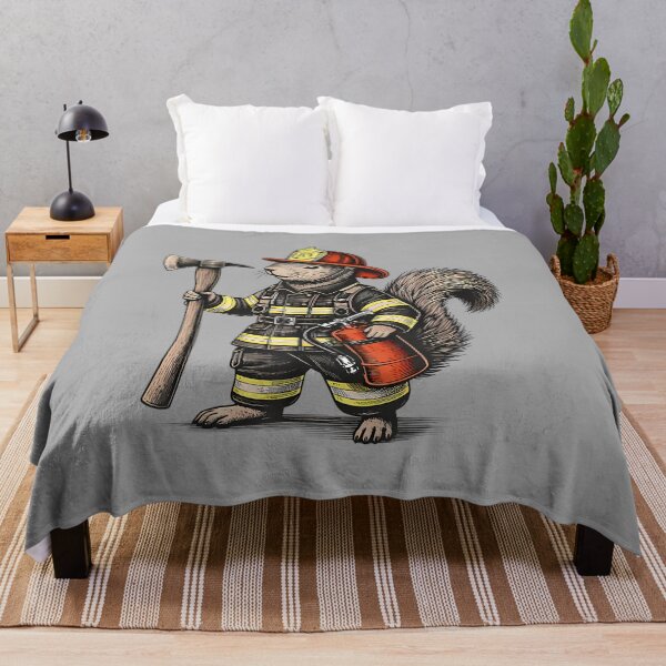 Item preview, Firefighter Squirrel Firefighter Squad Proud Fireman Animal designed and sold by ArleneRowe.