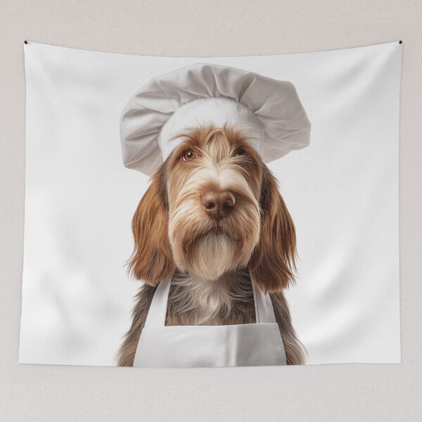 Item preview, Otterhound Chef Dog Funny Cooking Apron Hat Cute Pet Portrait designed and sold by LazyOwlStore.