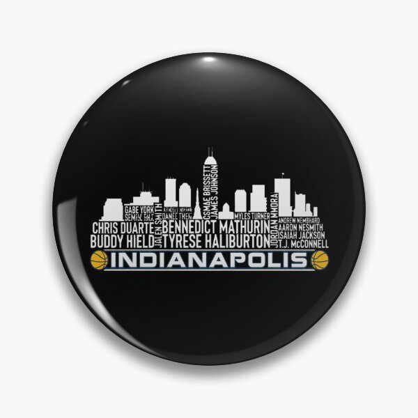 Item preview, Indianapolis Football Skyline 2023 Player Names Tee designed and sold by JohnCurti54829.