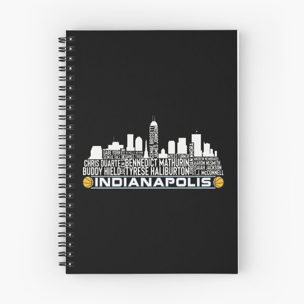 Item preview, Indianapolis Football Skyline 2023 Player Names Tee designed and sold by JohnCurti54829.