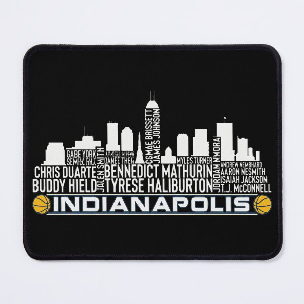 Item preview, Indianapolis Football Skyline 2023 Player Names Tee designed and sold by JohnCurti54829.