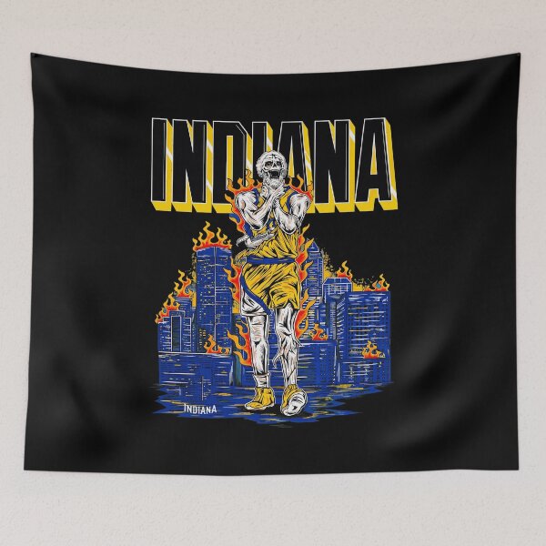 Item preview, Indianapolis Basketball Skyline Player Names 2023 Tee designed and sold by MelissaKn17598.