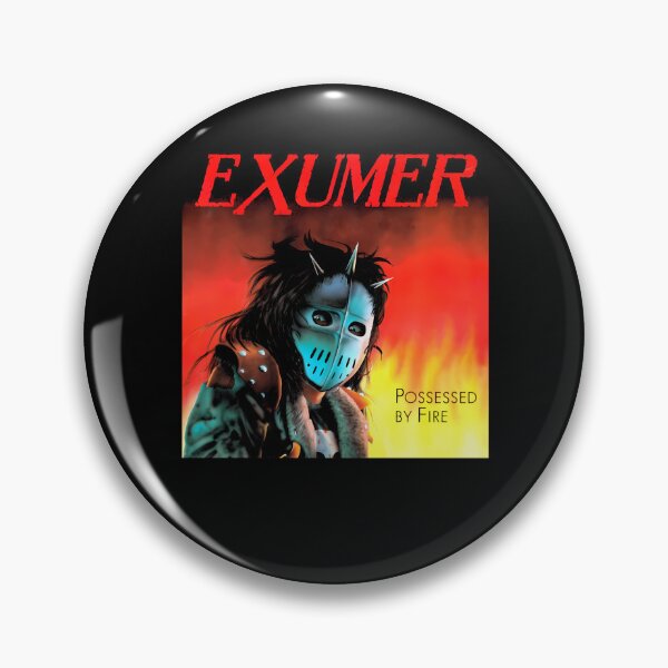 Item preview, Exumer Possessed By Fire Metal Mask Flames designed and sold by Bludragon07.