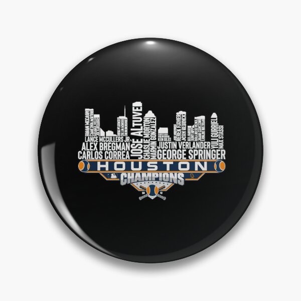 Item preview, Houston Champions Baseball Skyline Player Names Tee designed and sold by MichelleT95289.