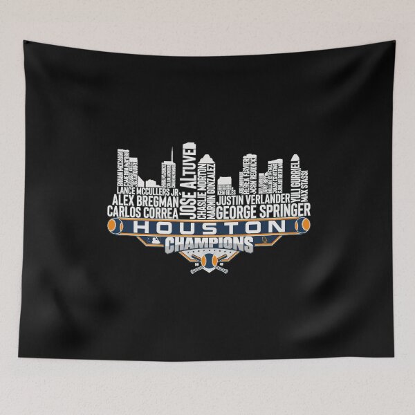 Item preview, Houston Champions Baseball Skyline Player Names Tee designed and sold by MichelleT95289.