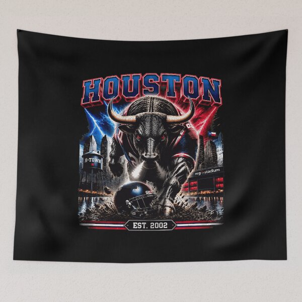 Item preview, Houston Bull Football Est 2002 City Stadium Graphic Tee designed and sold by JenniferC26387.