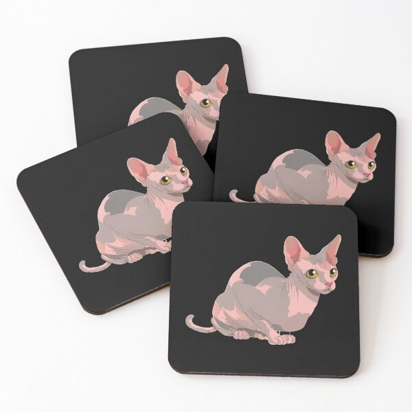 Item preview, Sphynx Cat Sitting Artistic Portrait designed and sold by OlyvieArt.