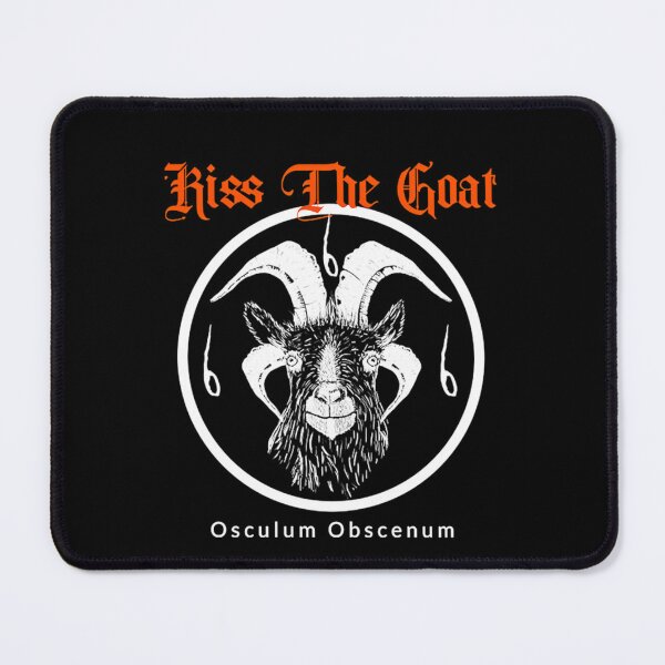 Item preview, Kiss The Goat Osculum Obscenum Satanic Symbol designed and sold by Bludragon07.