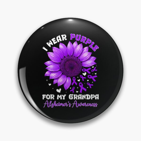 Item preview, I Wear Purple for My Grandpa Alzheimer's Awareness designed and sold by averyfisher.