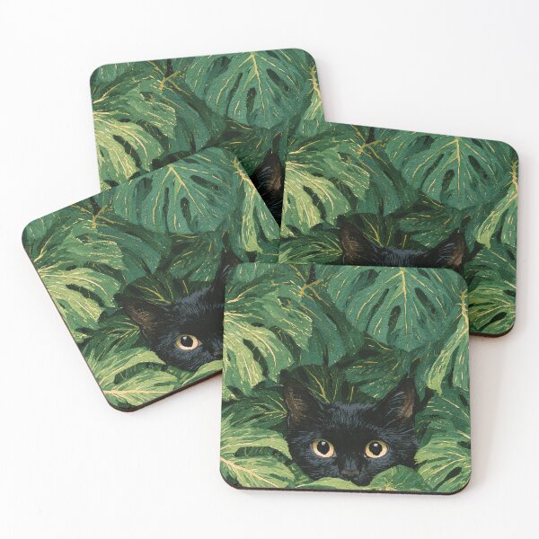 Item preview, Midnight Whisker in Jungle Green designed and sold by Venon28.