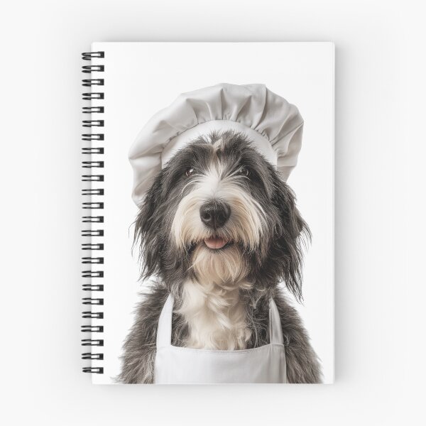 Item preview, Polish Lowland Sheepdog Chef Dog Funny Cooking Apron Hat designed and sold by LazyOwlStore.