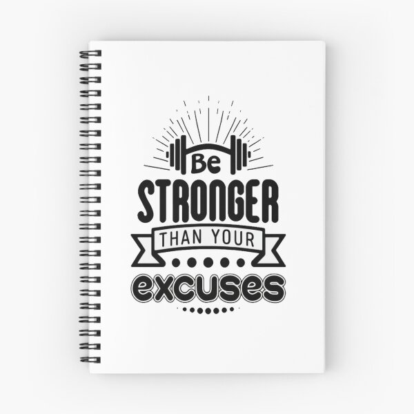 Item preview, Be Stronger Than Your Excuses – Bold Fitness Motivation Typography for Daily Discipline & Drive designed and sold by Bright Nest Studio.