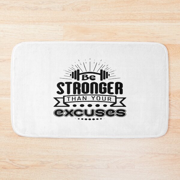 Item preview, Be Stronger Than Your Excuses – Bold Fitness Motivation Typography for Daily Discipline & Drive designed and sold by Bright Nest Studio.