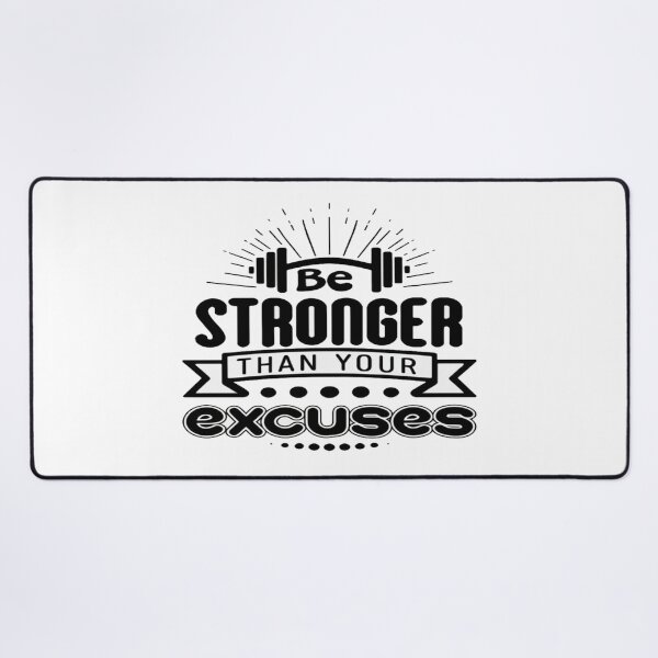 Item preview, Be Stronger Than Your Excuses – Bold Fitness Motivation Typography for Daily Discipline & Drive designed and sold by Bright Nest Studio.