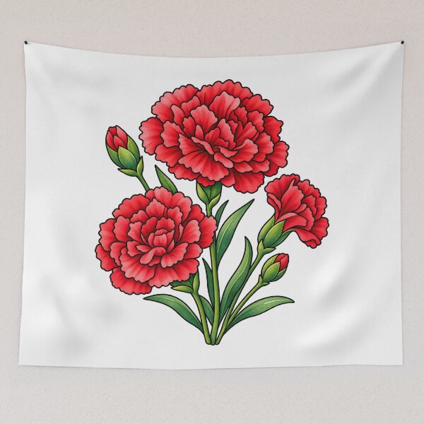 Item preview, Carnations  designed and sold by GraphicsClub.