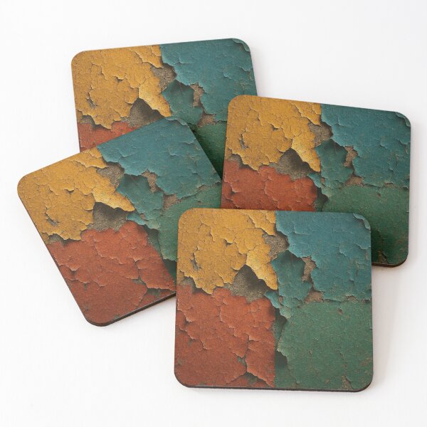 Item preview, Cracked Colors Symphony – Texture Art of Time designed and sold by Catfcreations.
