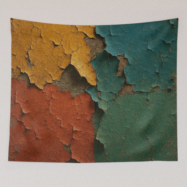 Item preview, Cracked Colors Symphony – Texture Art of Time designed and sold by Catfcreations.