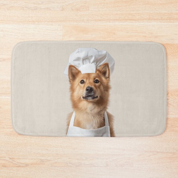 Item preview, Finnish Spitz Chef Dog Funny Cooking Apron Hat Cute Pet Portrait designed and sold by LazyOwlStore.