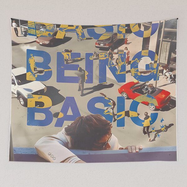 Item preview, Retro Blue and Yellow Street Scene designed and sold by Jana-Todd.